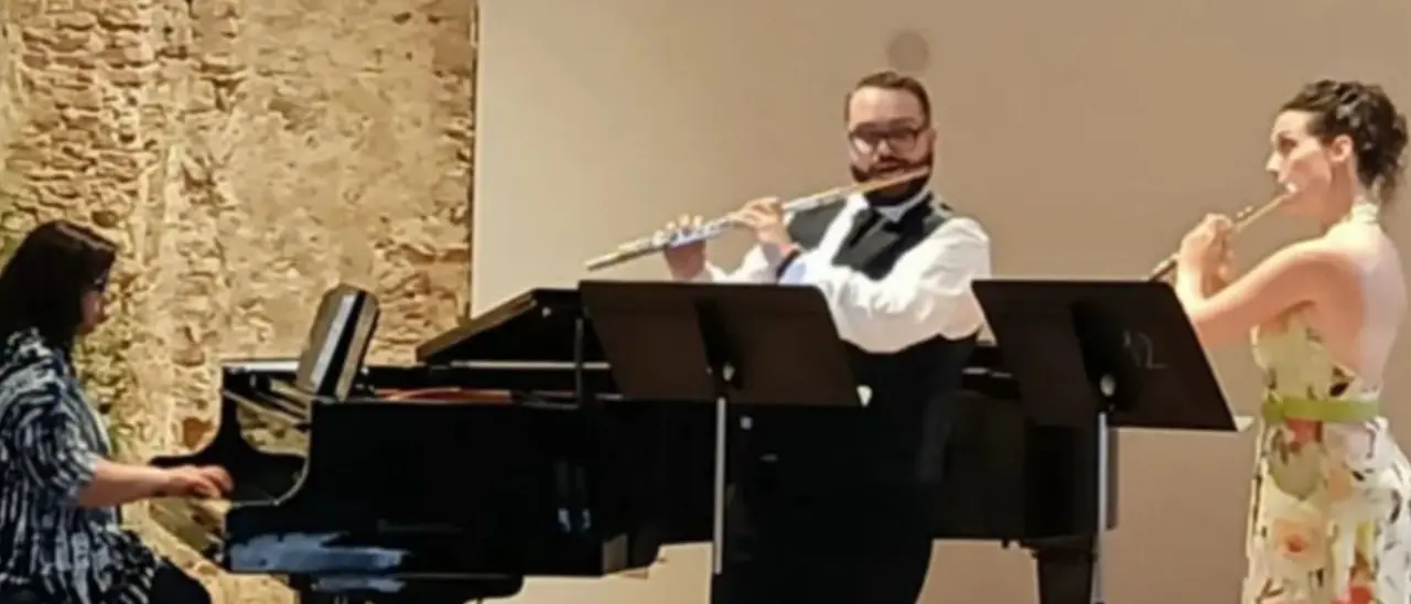Vibo, al Conservatorio Torrefranca concerto di flauti e pianoforte con il trio Fabiano-Maiolo-Longo