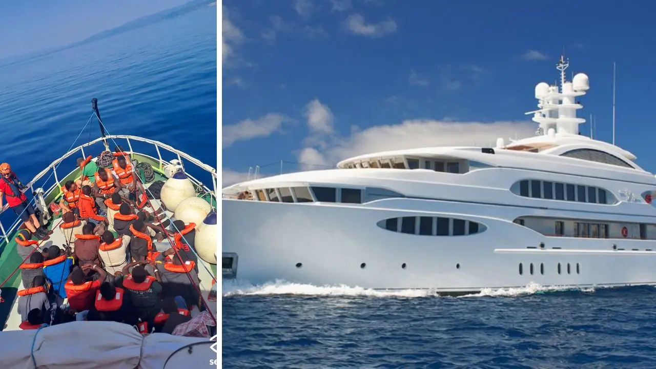 Lussuosi yacht e navi cariche di migranti: nel porto di Vibo Marina la rappresentazione più evidente delle due facce (disuguali) del Mondo