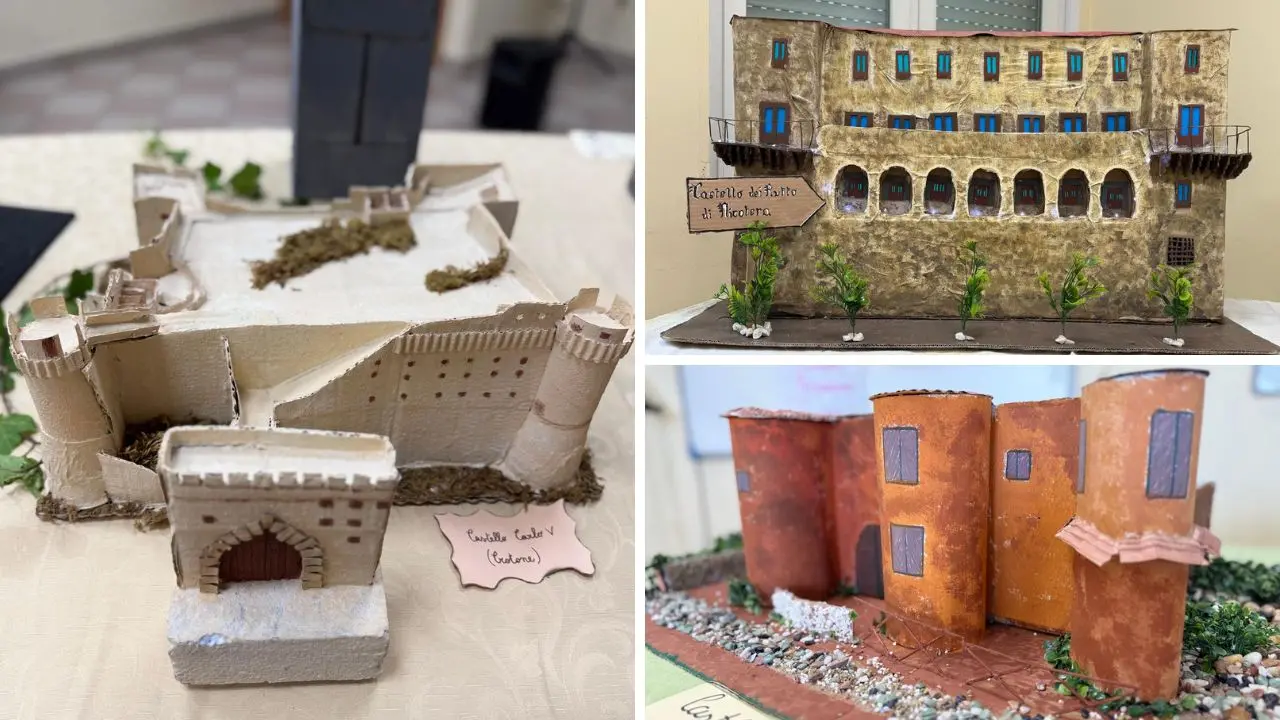 Limbadi, gli alunni della scuola media presentano la mostra su castelli e torri calabresi