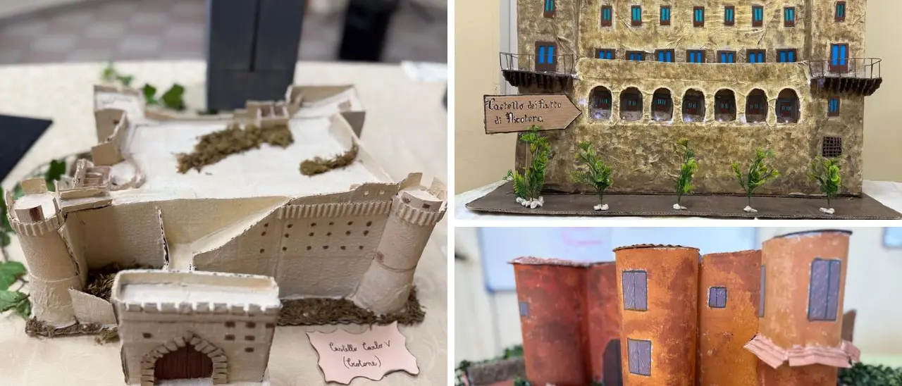 Limbadi, gli alunni della scuola media presentano la mostra su castelli e torri calabresi