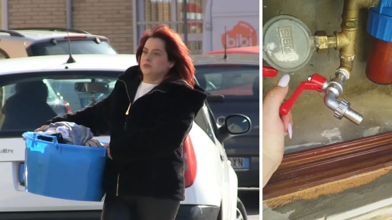 «Mi trasferisco al Comune finché non torna l’acqua», a Vibo è ancora emergenza: nuova protesta della donna che portò i panni a lavare in Municipio