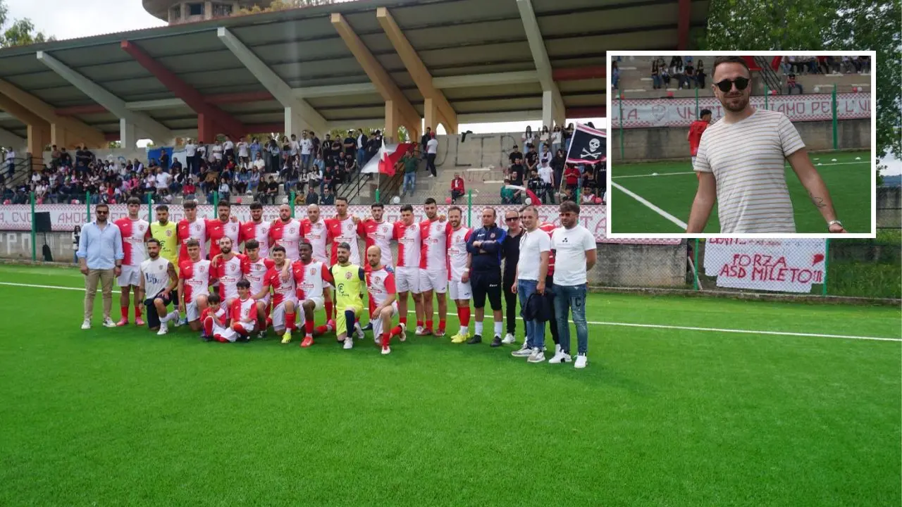 Dilettanti, l'Asd Mileto al suo primo anno di fondazione già promossa in Seconda categoria. E ora punta alla Prima: «Non ci fermiamo qui»