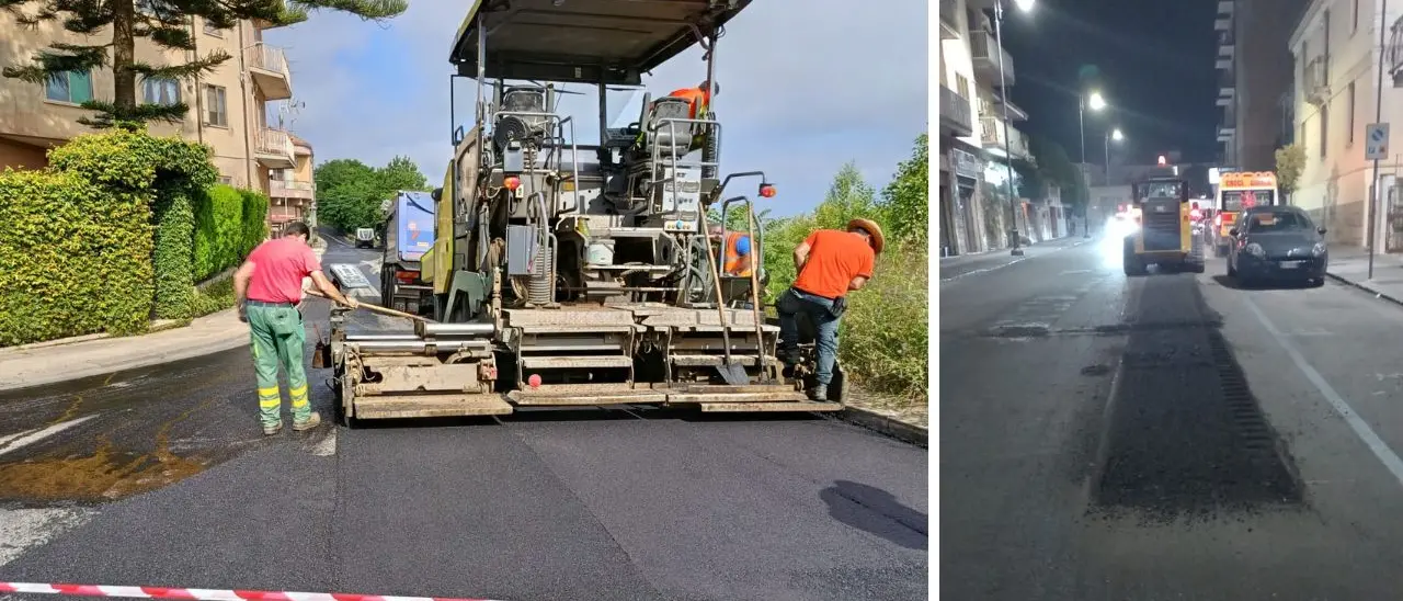 Vibo, in corso lavori di manutenzione stradale in diversi quartieri. Il Comune attiva il Pronto intervento h24