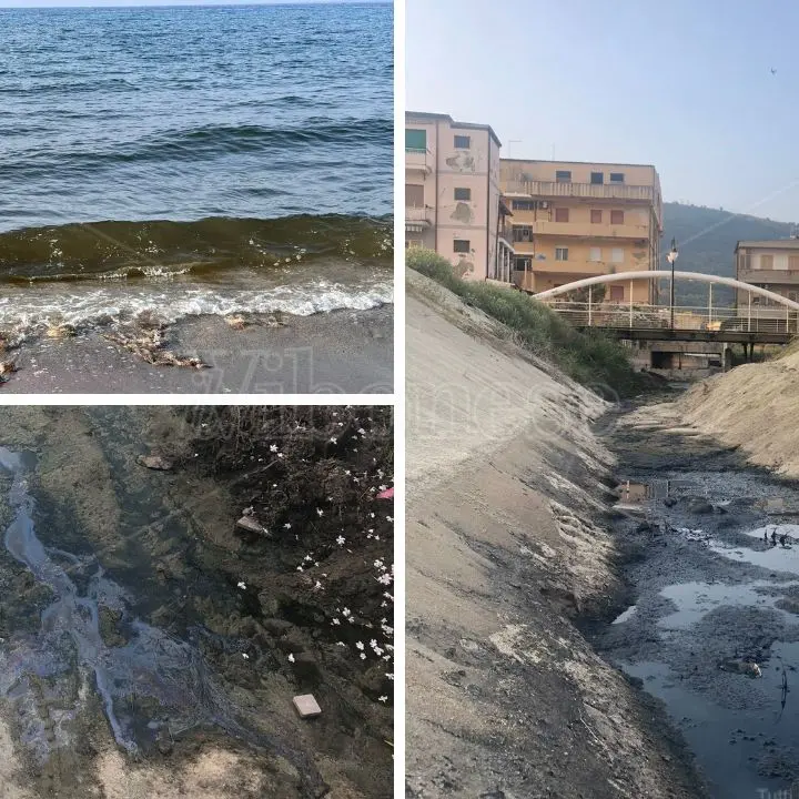 Mare di Vibo, lo stupro continua: dai torrenti Sant’Anna e Antonucci ancora liquami. E l’opposizione incalza: «Inaccettabile» - VIDEO