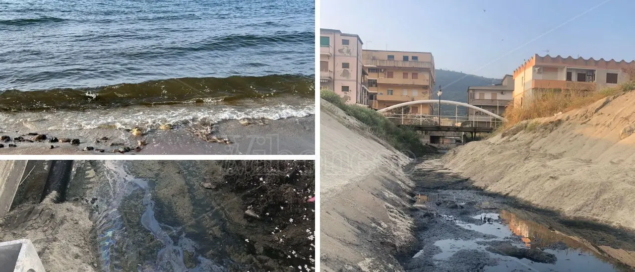 Mare di Vibo, lo stupro continua: dai torrenti Sant’Anna e Antonucci ancora liquami. E l’opposizione incalza: «Inaccettabile» - VIDEO