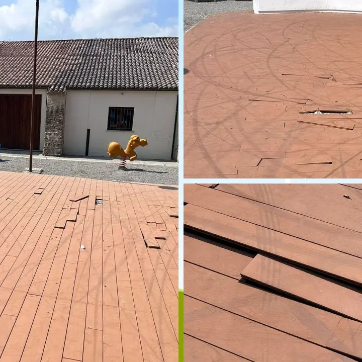 Bivona, piazzetta della Tonnara danneggiata ma stavolta i vandali non c’entrano: «Manovra sbagliata di un furgone dei rifiuti»