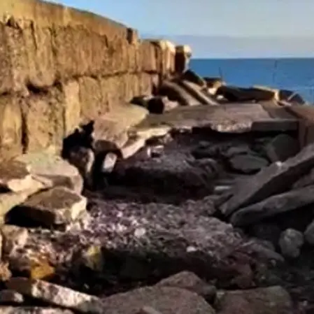 Briatico, il porticciolo dei pescatori devastato dalle mareggiate - Video