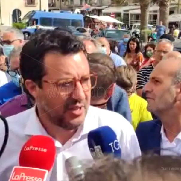 Elezioni in Calabria, tappa a Mileto per il leader della Lega Salvini