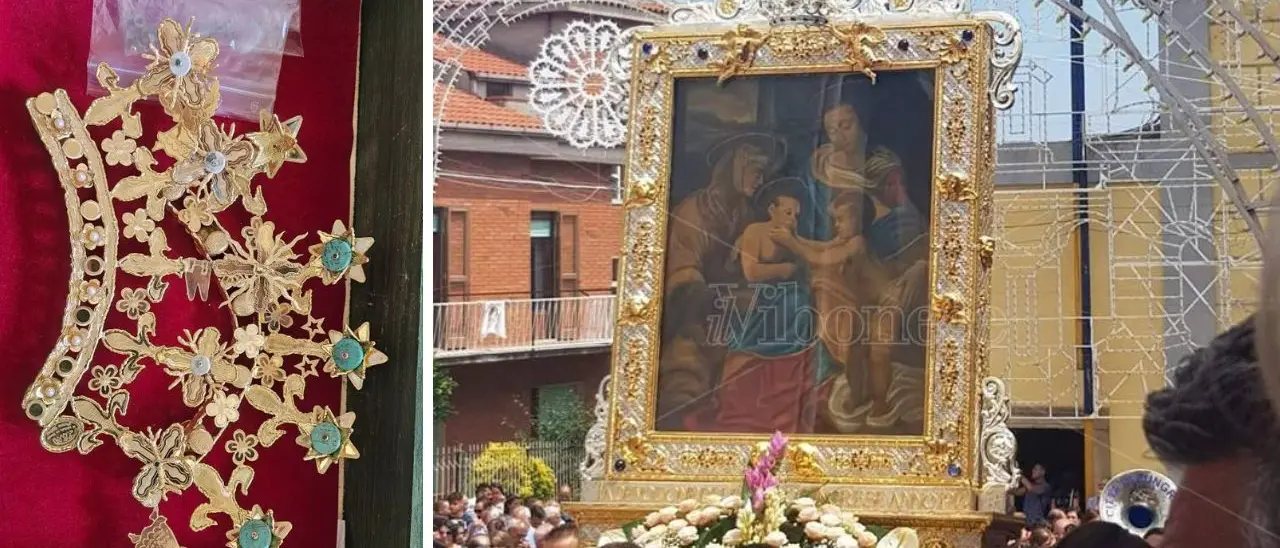 Zungri, dopo 10 anni si chiude la vicenda delle corone d'oro della Madonna della Neve: la parrocchia salda l'ultima rata dei 13mila euro dovuti