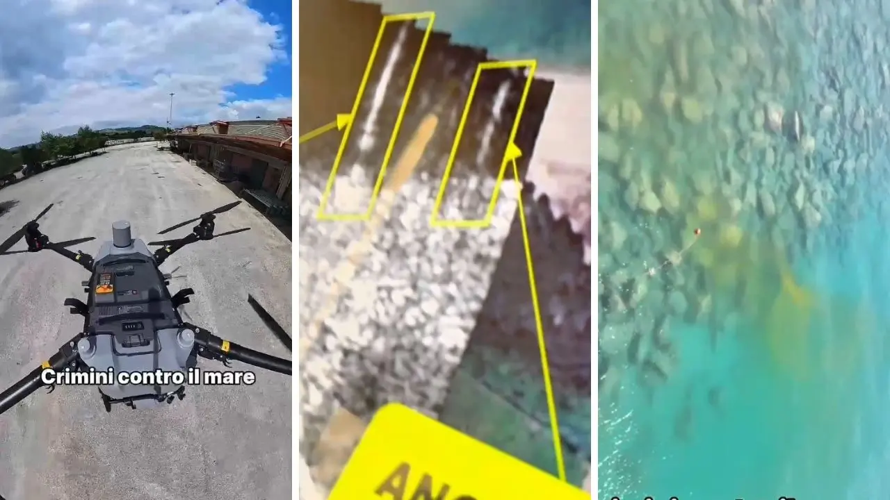 Scarichi inquinanti tra Pizzo e Lamezia: il drone radar della Regione scova le tubature abusive. Occhiuto: «Criminali, vi troveremo» - VIDEO