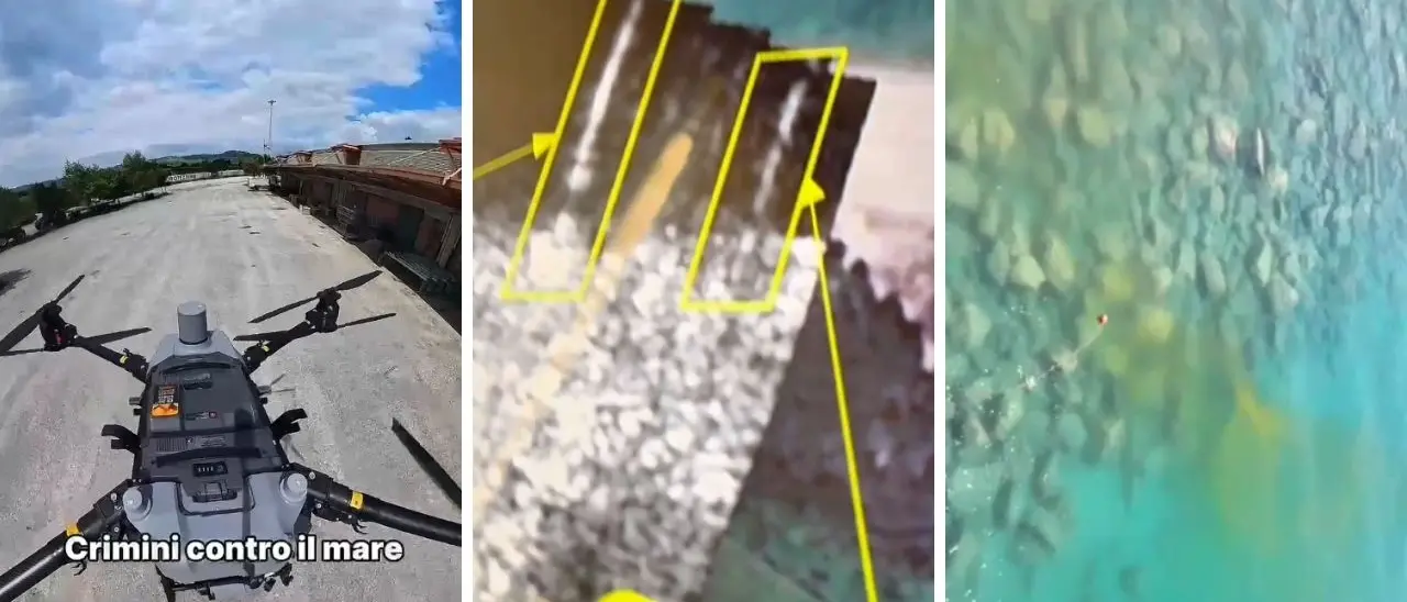 Scarichi inquinanti tra Pizzo e Lamezia: il drone radar della Regione scova le tubature abusive. Occhiuto: «Criminali, vi troveremo» - VIDEO