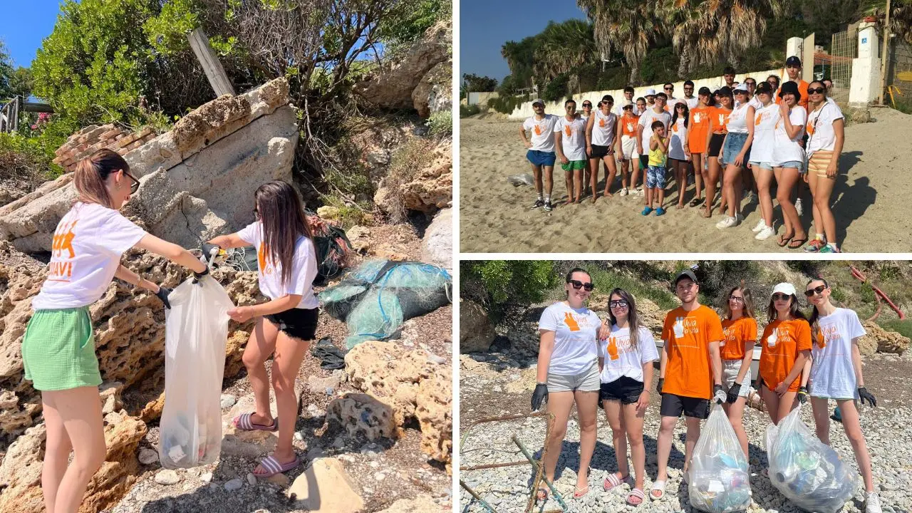 A Pizzo e Isola di Capo Rizzuto 100 volontari dell'associazione Valentia ripuliscono le spiagge nella giornata mondiale contro la droga