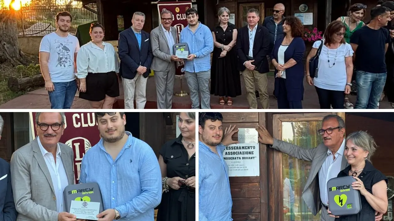 Il Leo Club Vibo Valentia dona un defibrillatore alla città: è stato installato al Parco Urbano