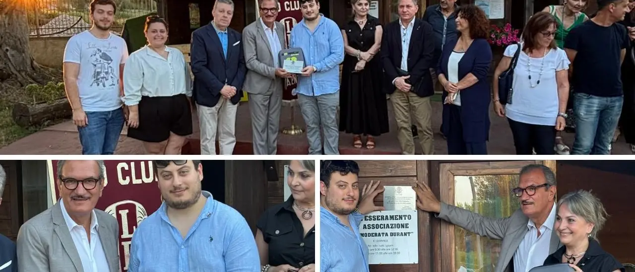 Il Leo Club Vibo Valentia dona un defibrillatore alla città: è stato installato al Parco Urbano