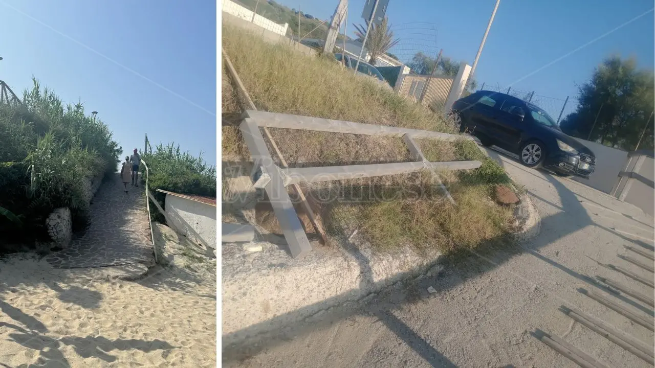 Ricadi, un altro turista cade (e si fa male) mentre accede alla spiaggia. L'opposizione: «Che fine hanno fatto 1,6 mln incassati con la tassa di soggiorno?»