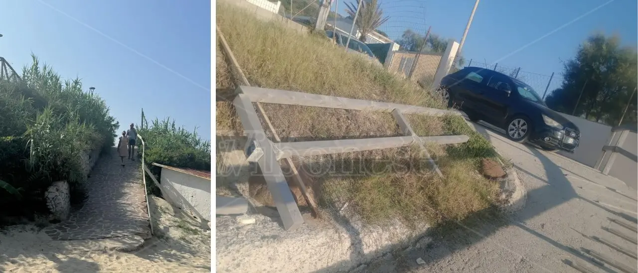 Ricadi, un altro turista cade (e si fa male) mentre accede alla spiaggia. L'opposizione: «Che fine hanno fatto 1,6 mln incassati con la tassa di soggiorno?»