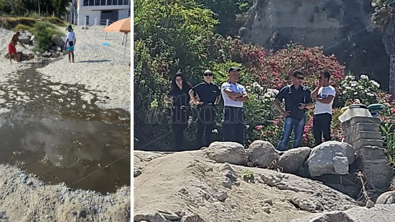 Tropea, pozzanghera di fogna in spiaggia: giornata di controlli dopo la denuncia di Piserà, ma la situazione resta critica