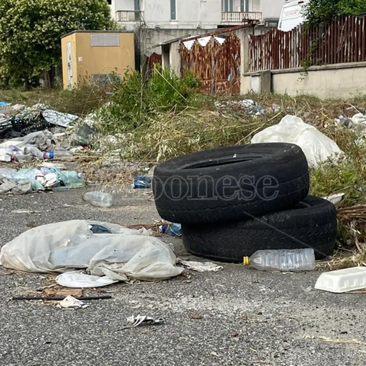 Sporcizia e degrado nei pressi dei mercati generali di Vibo Valentia, la denuncia di un cittadino: «Non ci tornerò più»