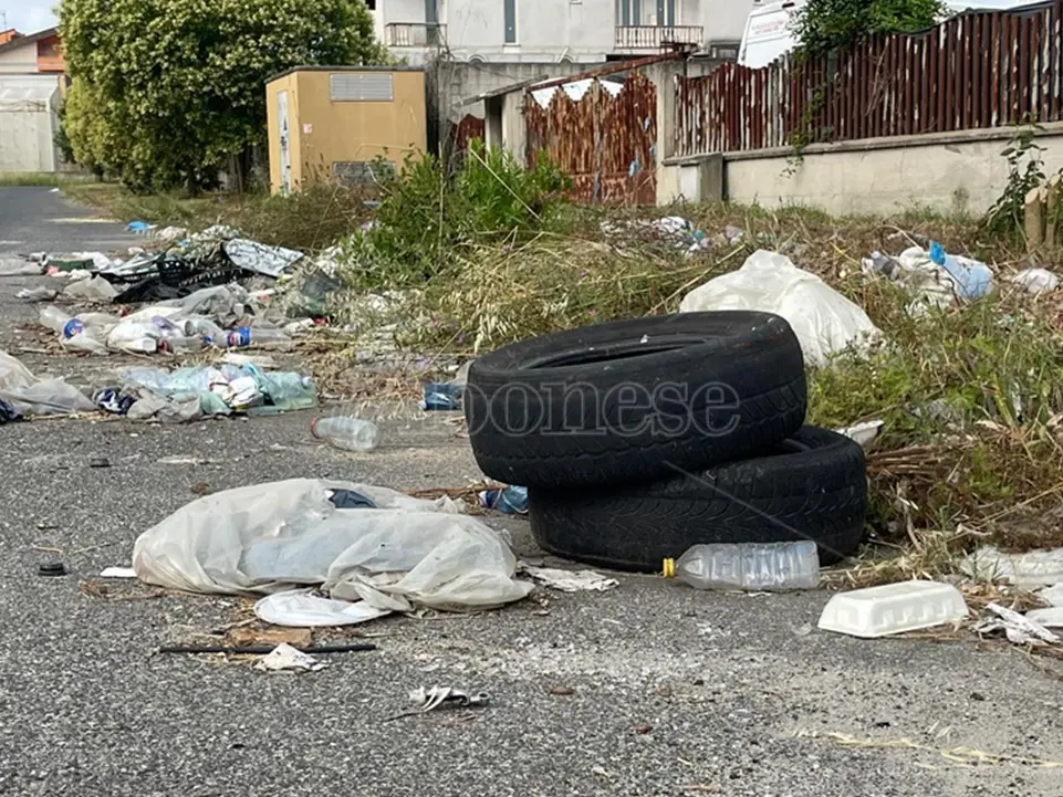 Sporcizia e degrado nei pressi dei mercati generali di Vibo Valentia, la denuncia di un cittadino: «Non ci tornerò più»