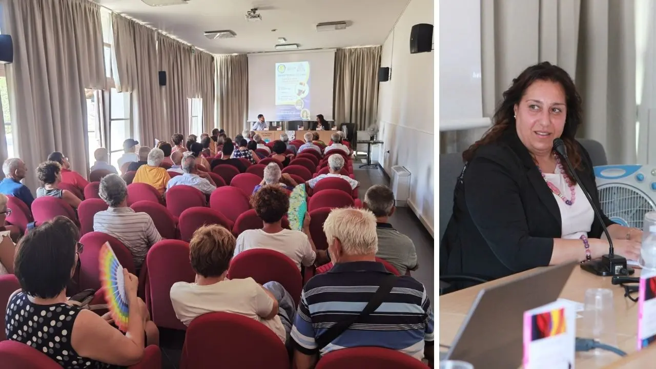 Tour per presentare il suo libro su Nik Spatari: successo in Piemonte per la santonofrese Caterina Malfarà Sacchini