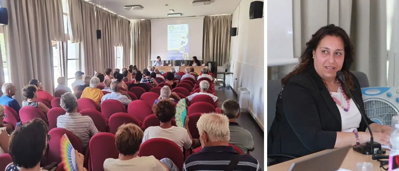 Tour per presentare il suo libro su Nik Spatari: successo in Piemonte per la santonofrese Caterina Malfarà Sacchini