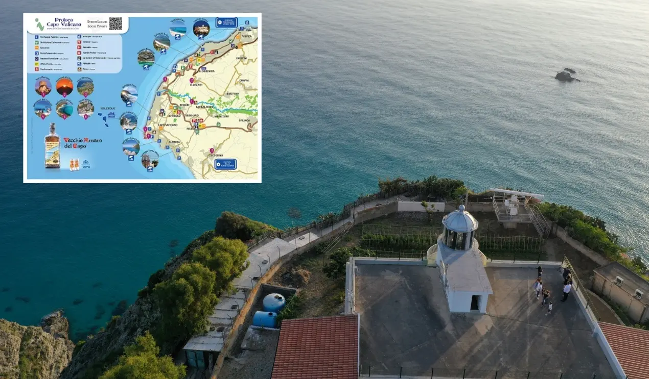 I luoghi più belli ma anche prodotti tipici ed eventi: presentata la nuova cartina turistica di Capo Vaticano