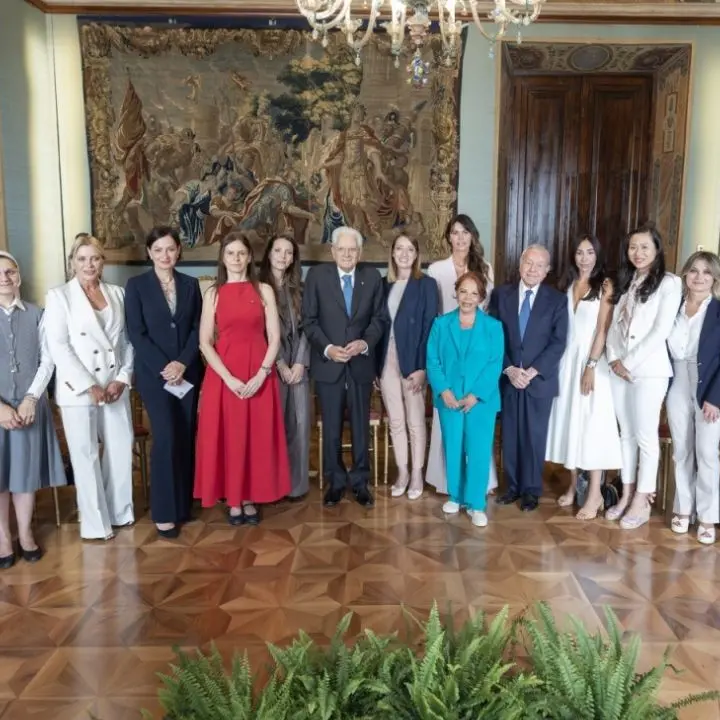 La vibonese Eliana Mangiardi tra le donne insignite del Premio Marisa Bellisario alla presenza di Mattarella