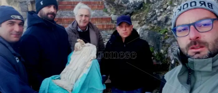 Briatico, lo scultore Gaudioso pronto a restaurare la Madonnina decapitata