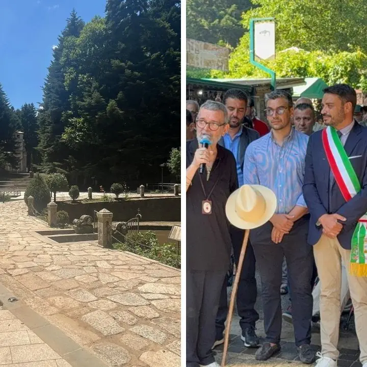 Serra, nuova veste per il Santuario di Santa Maria del Bosco: inaugurato il nuovo piazzale antistante