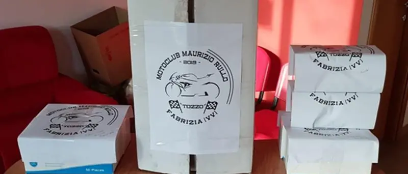 Coronavirus: il Moto club di Fabrizia dona 500 mascherine