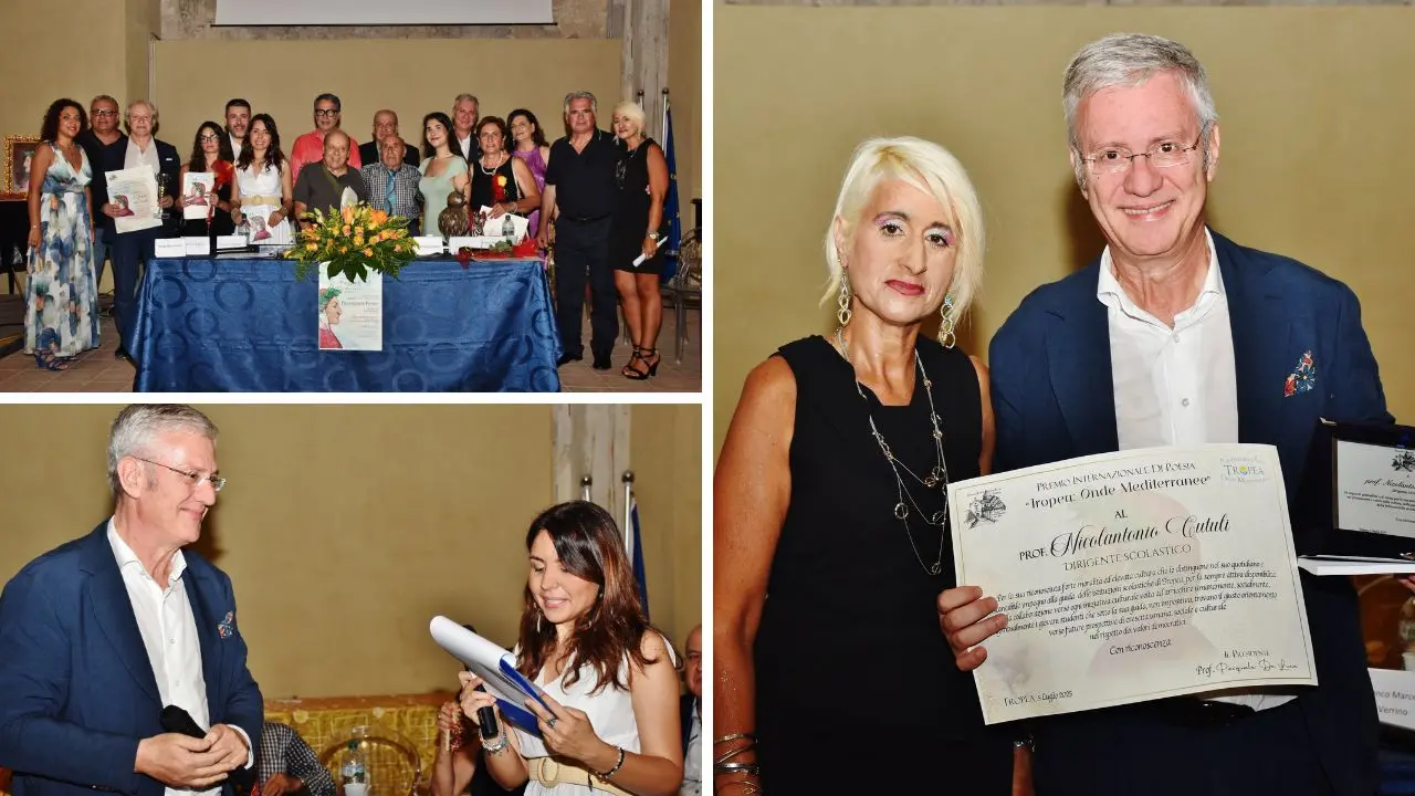 Tropea Onde Mediterranee, il preside dell'Istituto \"Galluppi\" Nicolantonio Cutuli premiato al contest di poesia
