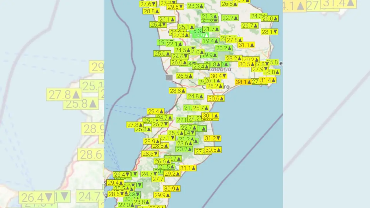 Meteo Vibonese, finalmente si respira un po’ (soprattutto di notte): nelle prossime ore calo delle temperature più deciso