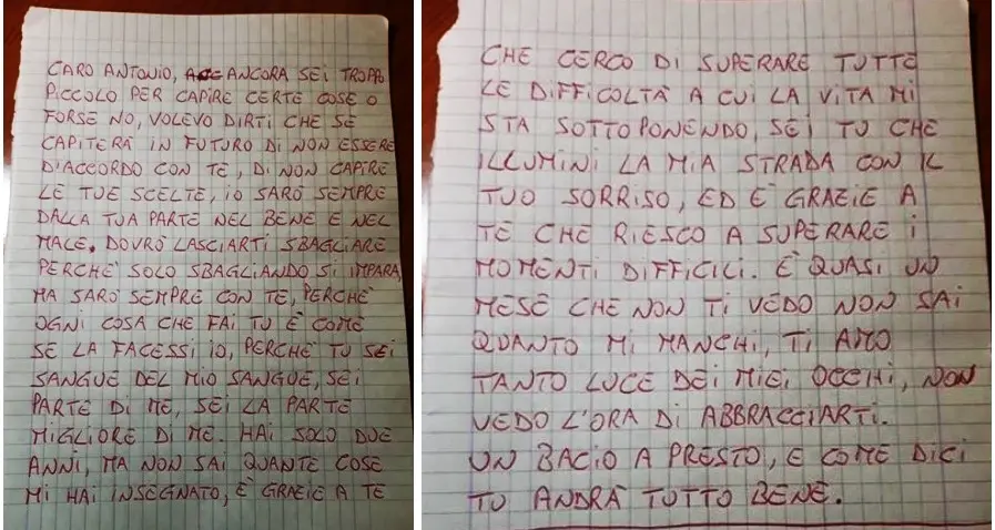 L'infermiere vibonese scrive al figlio lontano per i suoi 2 anni: \"Andrà tutto bene\"