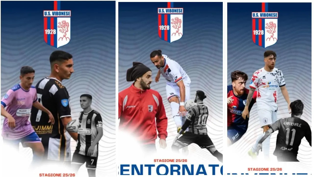 La Vibonese dell'era post-Caffo inaugura il mercato con i primi tre colpi: annunciati Balla, Di Gilio e Carnevale