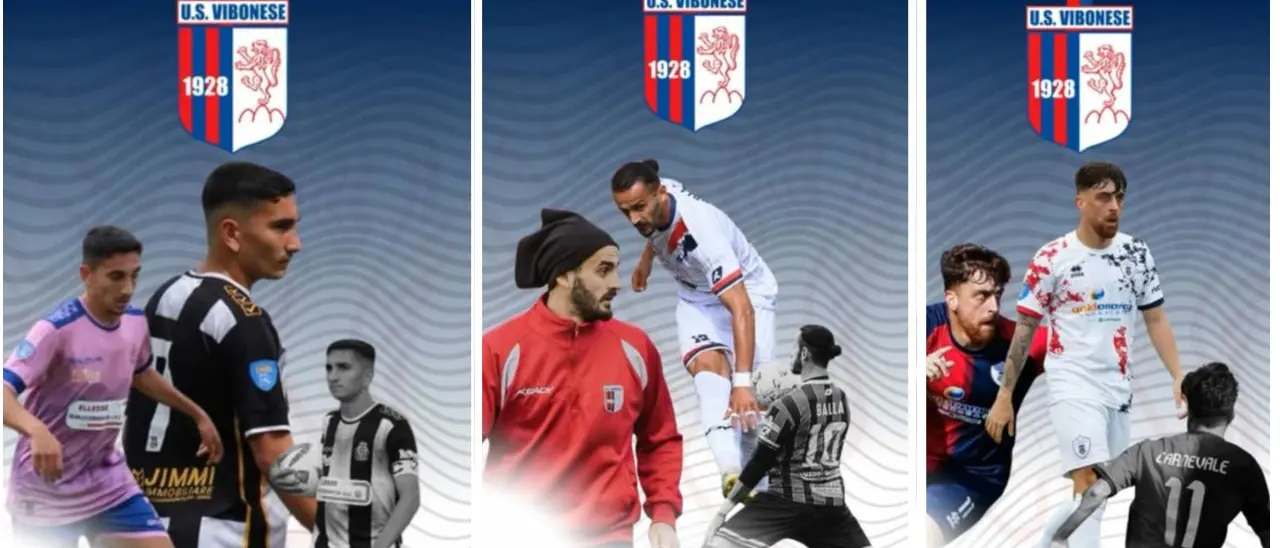 La Vibonese dell'era post-Caffo inaugura il mercato con i primi tre colpi: annunciati Balla, Di Gilio e Carnevale