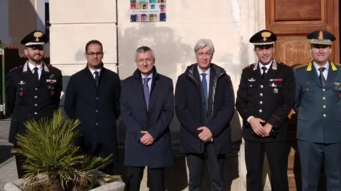 Cessaniti, il prefetto Zito ricolloca la targa contro la 'ndrangheta