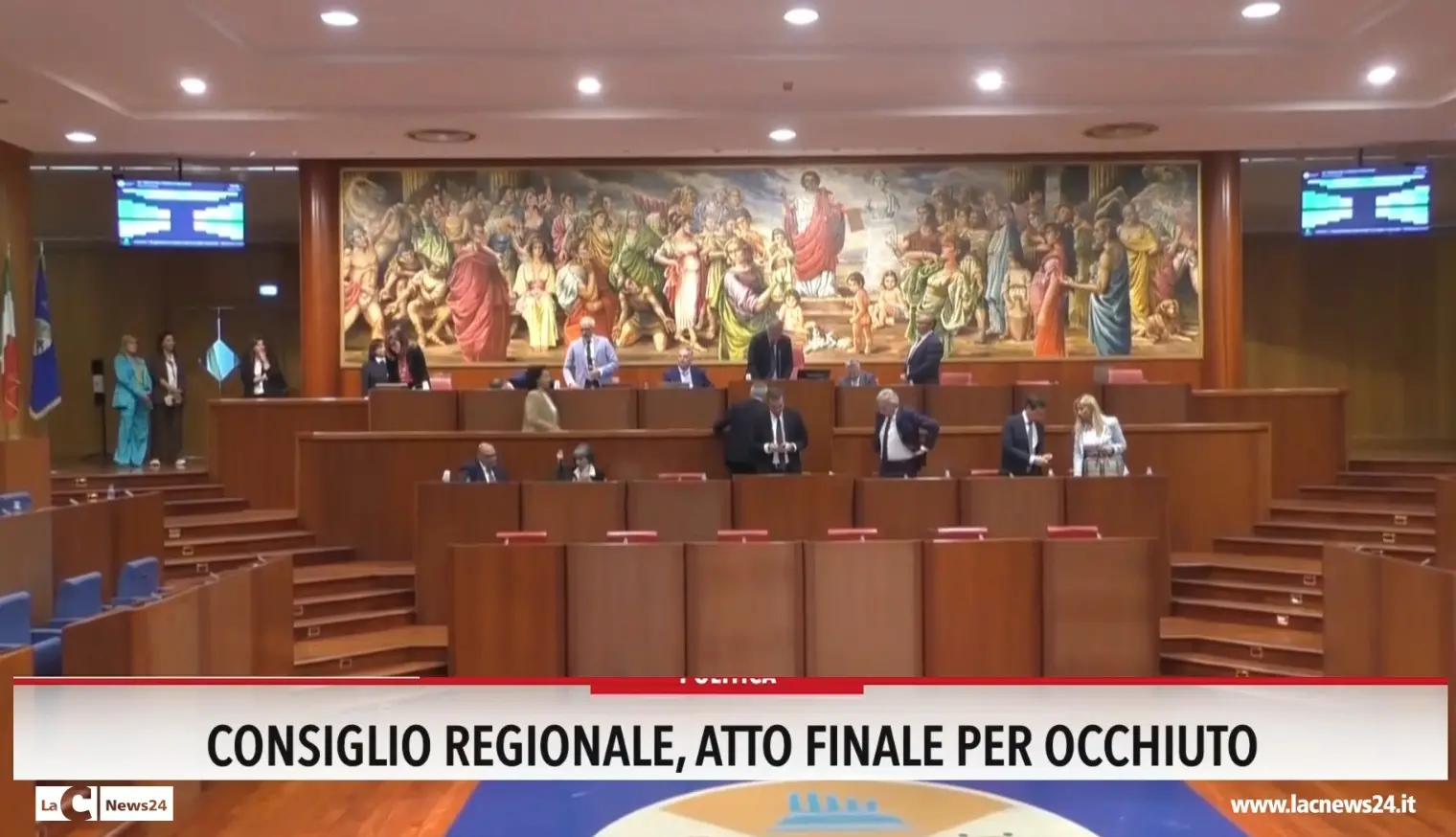Consiglio Regionale, atto finale per Occhiuto