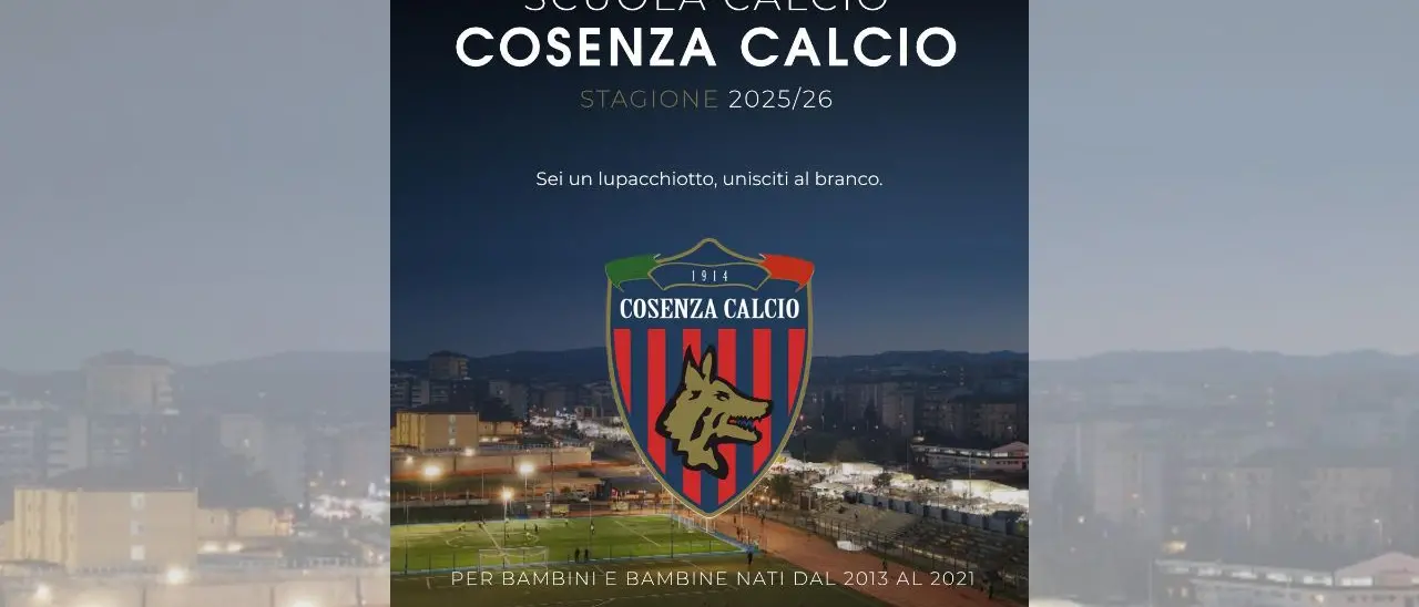 Cosenza calcio, importante accordo il Marca Fc: nasce la scuola calcio rossoblù\n