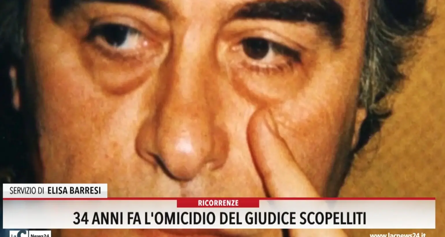 34 anni fa l'omicidio del giudice Scopelliti