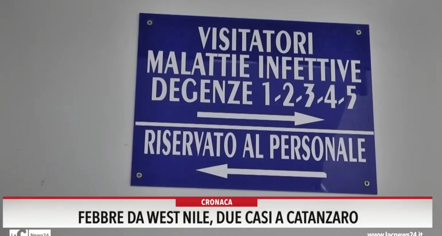 Febbre da West nile, due casi a Catanzaro
