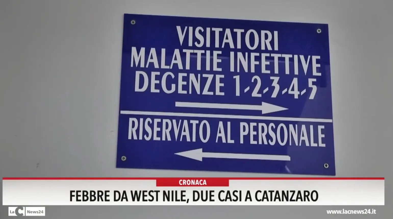 Febbre da West nile, due casi a Catanzaro