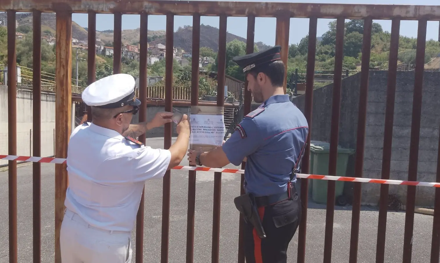 Verbicaro, depuratore sequestrato dalla Procura