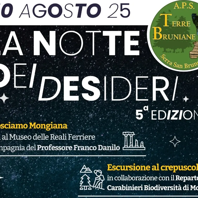 Dalle escursioni al tramonto alle degustazioni: la Notte dei desideri di Terre bruniane approda a Mongiana\n
