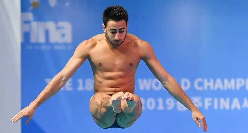 Giovanni Tocci campione italiano assoluto dal trampolino metri tre