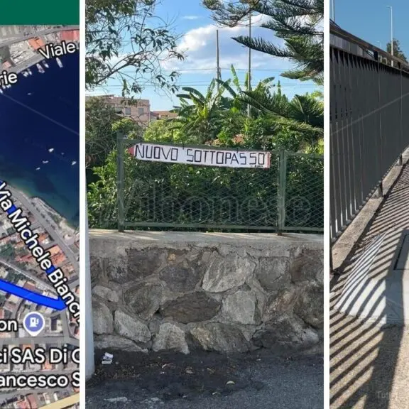 Il sottopasso fantasma di Vibo, atteso per 15 anni e finalmente aperto ma i navigatori satellitari non lo vedono\n