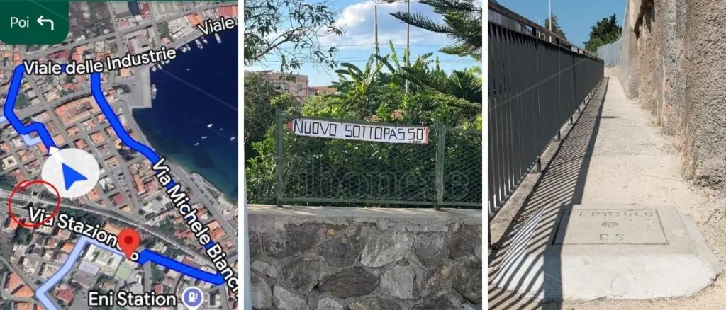 Il sottopasso fantasma di Vibo, atteso per 15 anni e finalmente aperto ma i navigatori satellitari non lo vedono\n