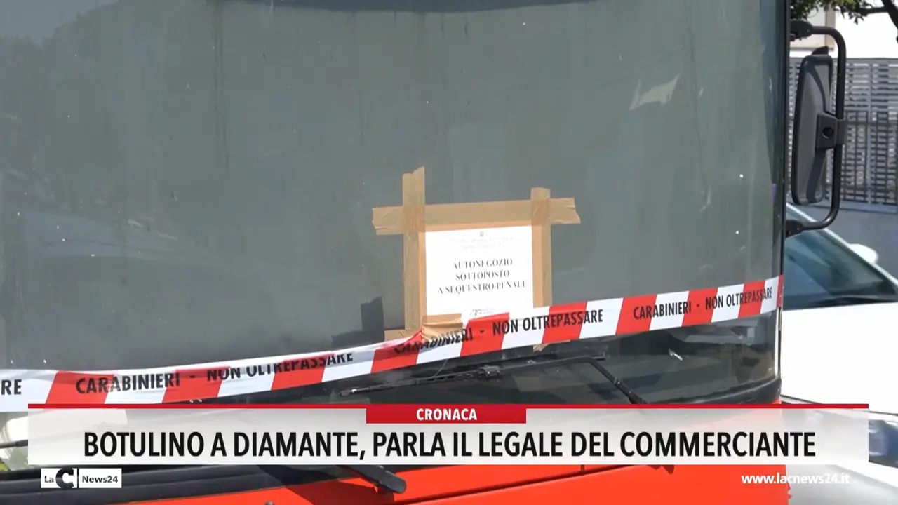 Botulino a Diamante, parla il legale del commerciante