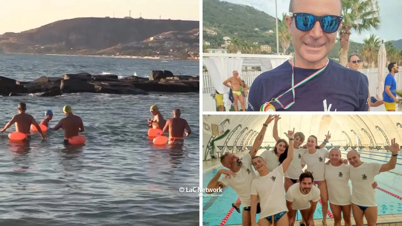 Anche senza strutture il nuoto a Crotone si fa master: l’esperienza della\u00A0KrSwim al lavoro pure in mare\n