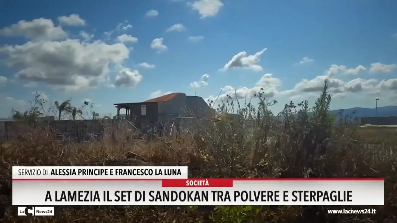 A Lamezia il set di Sandokan tra polvere e sterpaglie
