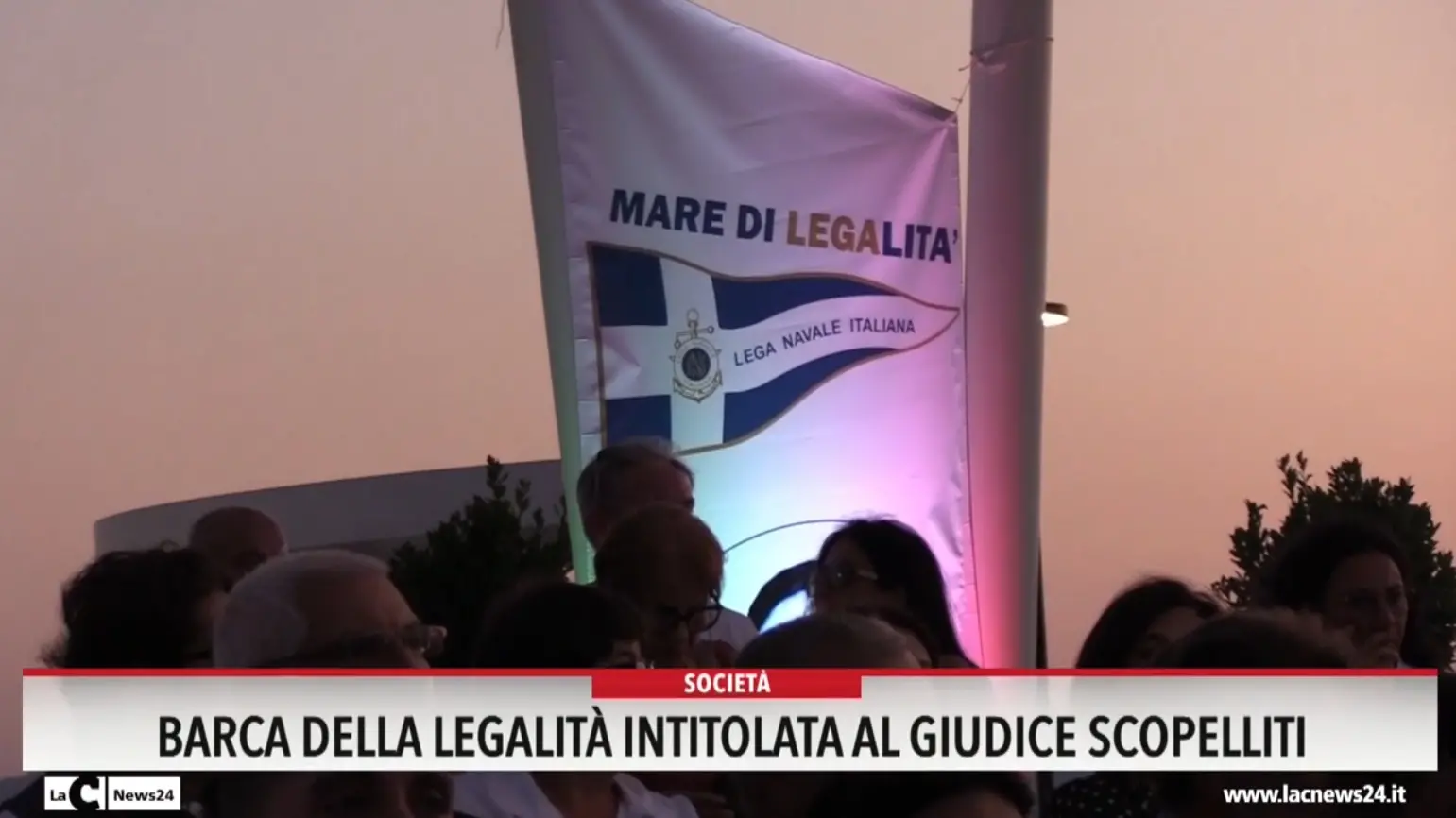 Barca della legalità intitolata al giudice Scopelliti